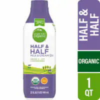 Simple Truth Organic® Half & Half 32 fl oz