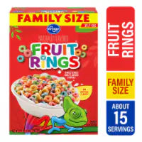 Kroger® Fruit Rings Family Size Cereal 21.7 oz
