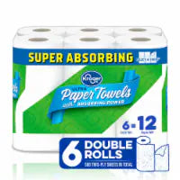 Kroger® Ultra Absorbing Power Paper Towels Double Rolls 6 Rolls