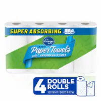 Kroger® Ultra Absorbing Power Paper Towels Double Rolls 4 Rolls