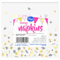 Kroger® Gold Confetti Beverage Paper Napkins 16 ct