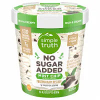 Simple Truth™ No Sugar Added Mint Chip Frozen Dairy Dessert Pint
