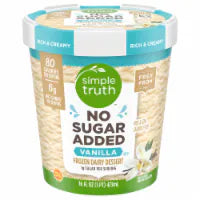 Simple Truth™ No Sugar Added Vanilla Frozen Dairy Dessert Pint
