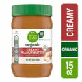 Simple Truth Organic® Creamy No Sugar Added Peanut Butter 15 oz