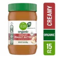 Simple Truth Organic® Creamy No Sugar Added Peanut Butter 15 oz