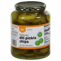 Smart Way™ Hamburger Dill Pickle Chips 32 fl oz