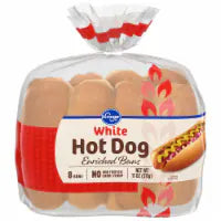 Kroger® White Hot Dog Buns 8 ct / 11 oz