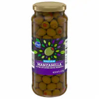 Kroger® Reduced Sodium Stuffed with Pimiento Green Manzanilla Olives 13.5 oz