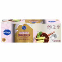 Kroger® Non - Alcoholic Zero Sugar Ginger Beer 12 cans / 12 fl oz