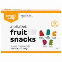 Smart Way™ Alphabet Fruit Snacks 8 ct / 0.8 oz