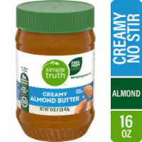 Simple Truth® No Stir Creamy Almond Butter 16 oz