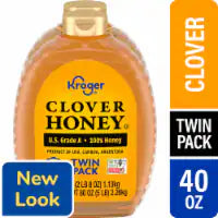 Kroger® Clover Honey Twin Pack 2 ct / 40 oz