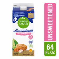 Simple Truth™ Unsweetened Almond Milk 1/2 gal