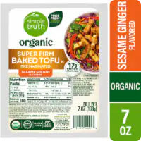 Simple Truth Organic® Super Firm Sesame Ginger Baked Tofu 7 oz
