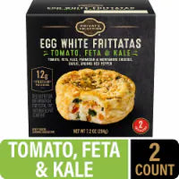Private Selection® Tomato Feta & Kale Egg White Frittatas 2 ct / 7.2 oz
