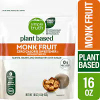 Simple Truth® Plant Based Monk Fruit Zero Calorie Sweetener with Erythritol 16 oz