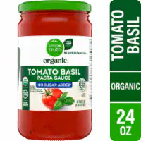 Simple Truth Organic® No Sugar Added Tomato Basil Pasta Sauce 24 oz