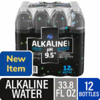 Kroger® Alkaline Bottled Water 12 bottles / 33.8 fl oz