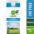 Simple Truth Organic® Fat Free Milk Half Gallon