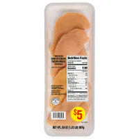 Kroger® Boneless Skinless Uncooked Chicken Breast With Rib Meat Thin-Sliced 1.25 lb