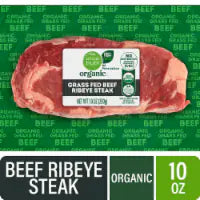 Simple Truth Organic® Grass Fed Beef Ribeye Steak 10 oz