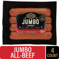 Private Selection® Jumbo All Beef Hot Dogs 4 ct / 12 oz