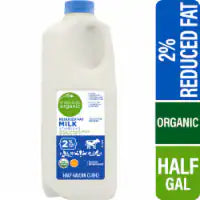 Simple Truth Organic® 2% Reduced Fat Milk Half Gallon 1/2 gal