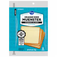 Kroger® Orange Rind Muenster Sliced Cheese 8 Slices