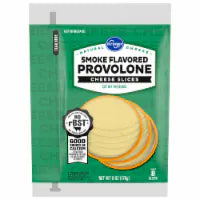 Kroger® Smoke Flavored Provolone Sliced Cheese 8 Slices