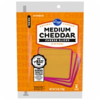 Kroger® Medium Cheddar Sliced Cheese
