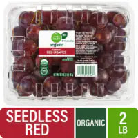 Simple Truth Organic® Clamshell Seedless Red Grapes 2 lb