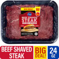 Kroger® Beef Shaved Steak 1.5 lb