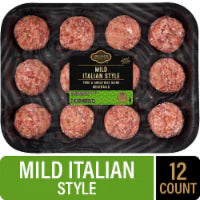 Private Selection® Mild Italian Style Pork and Angus Beef Meatballs 12 ct / 16 oz