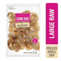 Sand Bar® Large Peeled & Deveined Shrimp Shell-Off 2 lb