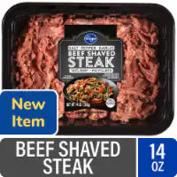 Kroger® Salt Pepper and Garlic Beef Shaved Steak 14 oz