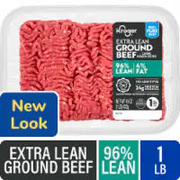 Kroger® 96/4 Extra Lean Ground Beef Tray 1 LB
