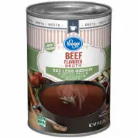 Kroger® Fat Free Reduced Sodium Beef Broth 14 oz