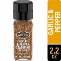 Private Selection® Garlic and Pepper Seasoning Grinder 2.2 oz