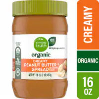 Simple Truth Organic® No Stir Creamy Peanut Butter Spread 16 oz