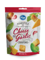 Kroger® Homestyle Cheese & Garlic Croutons 5oz