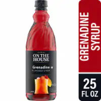 On the House Grenadine Flavored Syrup 25 fl oz