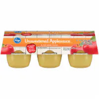 Kroger® Unsweetened Applesauce Cups 6 ct / 4 oz