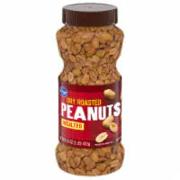 Kroger® Dry Roasted Unsalted Peanuts 16 oz