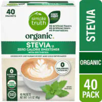 Simple Truth Organic® Stevia Zero Calorie Sweetener 40 ct / 1.41 oz