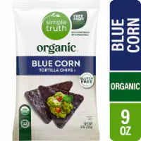 Simple Truth® Blue Corn Tortilla Chips 9 oz