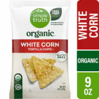 Simple Truth Organic® White Corn Tortilla Chips 9 oz