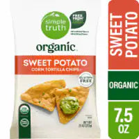 Simple Truth Organic® Sweet Potato Corn Tortilla Chips 7.5 oz