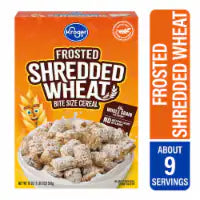 Kroger® Frosted Shredded Wheat Bite Size Cereal 18 oz