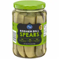 Kroger® Kosher Dill Spear Pickles 24 fl oz
