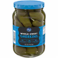 Kroger® Whole Sweet Gherkins Pickles 16 fl oz